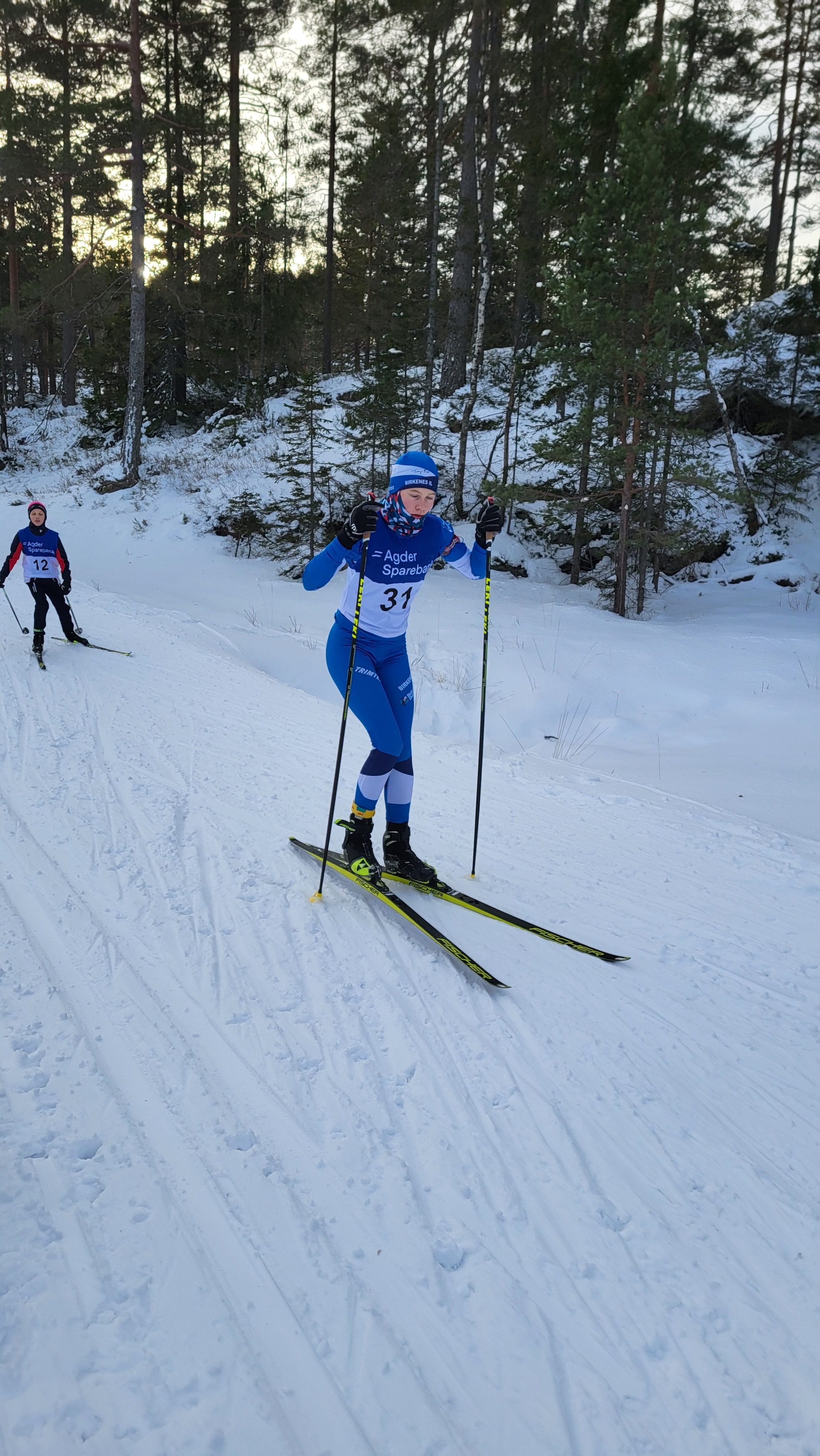 Karusellrenn i skiskyting på Birkeland 9.januar